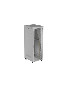 19" VOĽNE STOJÚCA RACKOVÁ SKRIŇA 47U 800X1000 ŠEDÉ PRESKLENÉ DVERE LCD LANBERG (FLAT PACK) V2