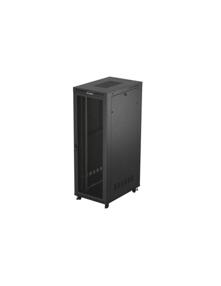 19" VOĽNE STOJÚCA RACKOVÁ SKRIŇA 47U 800X1200 ČIERNY LCD S PERFOROVANÝMI DVERAMI LANBERG (FLAT PACK) V2