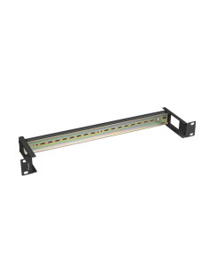 MONTÁŽNA LIŠTA DIN TS-35 19" 1U ČIERNA LANBERG