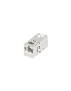 PRIECHODOVÝ KONEKTOR KEYSTONE RJ45 → RJ45 CAT.6 FTP 90 LANBERG