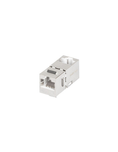 PRIECHODOVÝ KONEKTOR KEYSTONE RJ45 → RJ45 CAT.6 FTP 90 LANBERG