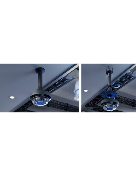 Ubiquiti UACC-AI-MS-4-PM-B - AI Multi Sensor 4 Camera Pendant Mount, čierna