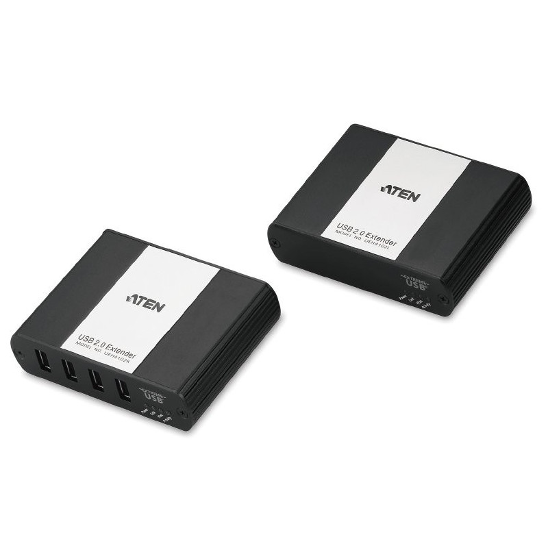 ATEN USB 2.0 predlžka so 4portovým hubom po LAN