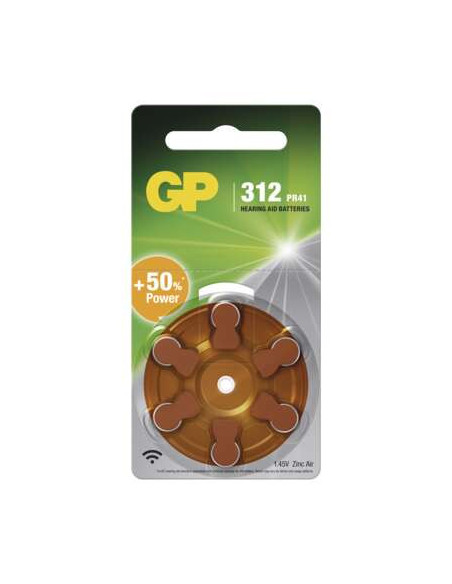 Batéria do načúvadiel GP ZA312 - 6ks