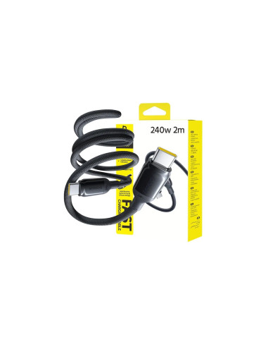 Baseus PicoGo Fast Charging Dátový Kábel USB-C - USB-C 240W 2m Cosmic Black