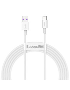 Baseus Superior Series Fast Charging Dátový Kábel USB-A - USB-C 66W 2m White