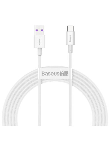 Baseus Superior Series Fast Charging Dátový Kábel USB-A - USB-C 66W 2m White