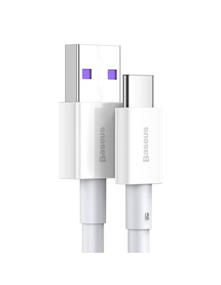 Baseus Superior Series Fast Charging Dátový Kábel USB-A - USB-C 66W 2m White
