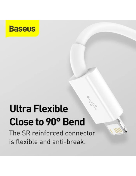 Baseus Superior Series Fast Charging Dátový Kábel USB-A - USB-C/microUSB/Lightning 3.5A 0.5m Stellar