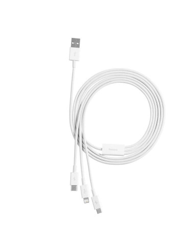 Baseus Superior Series Fast Charging Dátový Kábel USB-A - USB-C/microUSB/Lightning 3.5A 1m Stellar W