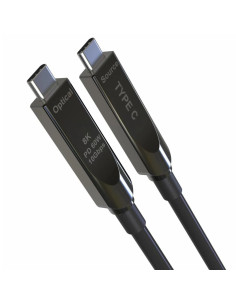 PremiumCord USB-C kábel Gen2 AOC DP1.4, 10m