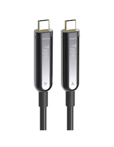 PremiumCord USB-C fiber optický AOC, 20m