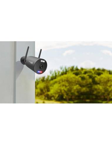 iGET HGNVK109104 - kamerový Wi-Fi set, 3K rozlíšenie, 10CH NVR + 4x kamera so zvukom, IR + LED, CZ app