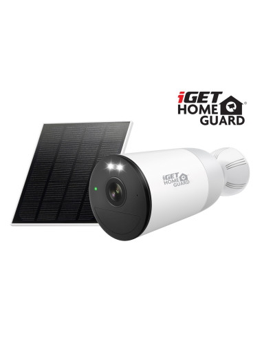 iGET HGWBK355S - WiFi 2K IP kamera, pre set iGET HGWNK108402S, solárny panel, batéria 9000 mAh
