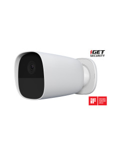 iGET SECURITY EP26 White - WiFi batériová FullHD kamera, IP65, zvuk, samostatná a pre alarm M5-4G CZ