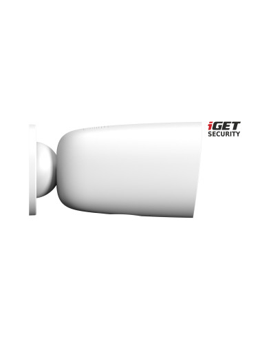 iGET SECURITY EP26 White - WiFi batériová FullHD kamera, IP65, zvuk, samostatná a pre alarm M5-4G CZ