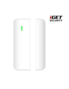 iGET SECURITY MP4 - bezdrôtový magnetický senzor pre dvere/okná pre alarm M6-4G, výdrž bat. až 5 rokov