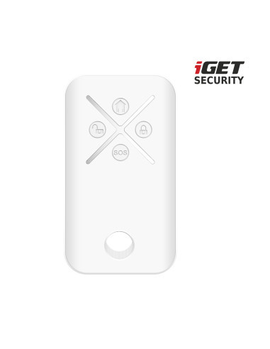 iGET SECURITY MP5 - diaľkové ovládanie (kľúčenka) pre alarm M6-4G, výdrž batérie až 3 roky