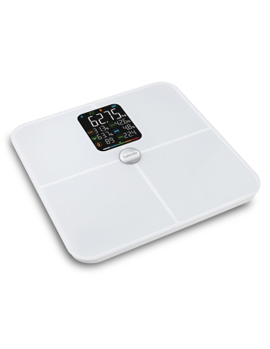 Salente BodyFit, múdra osobná diagnostická fitness váha, Bluetooth, biela