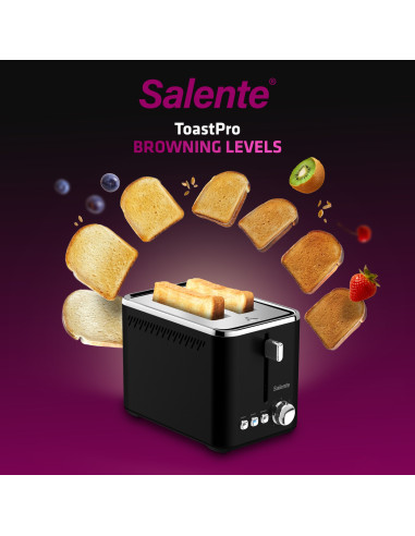 Salente ToastPro, hriankovač, nerez, čierny