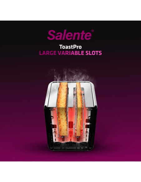 Salente ToastPro, hriankovač, nerez, čierny
