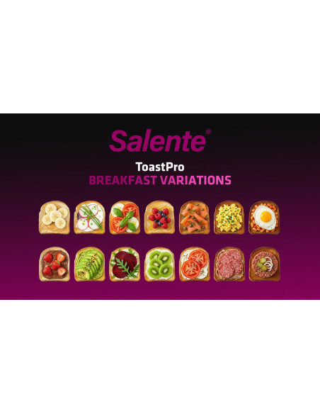 Salente ToastPro, hriankovač, nerez, čierny