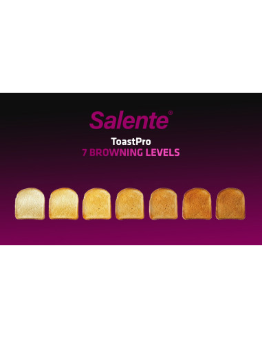 Salente ToastPro, hriankovač, nerez, čierny