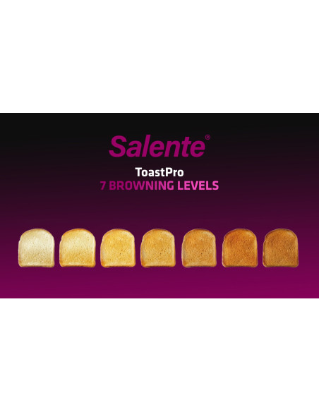 Salente ToastPro, hriankovač, nerez, čierny