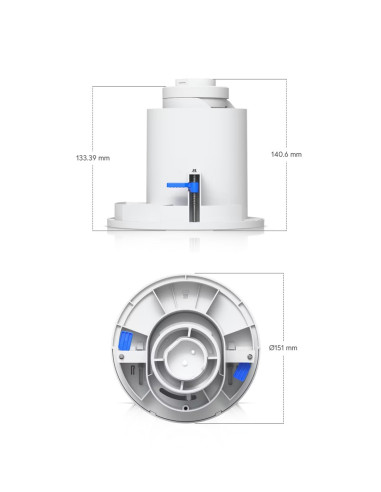 Ubiquiti UACC-G6-PTZ-ICM-W, G6 PTZ In-Ceiling Mount, biela