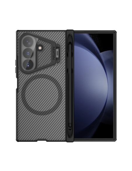 Nillkin CamShield Prop Magnetic Pen Slot (Transp. Lens) Zadný Kryt pre Samsung Galaxy Z Fold 8 Ultra