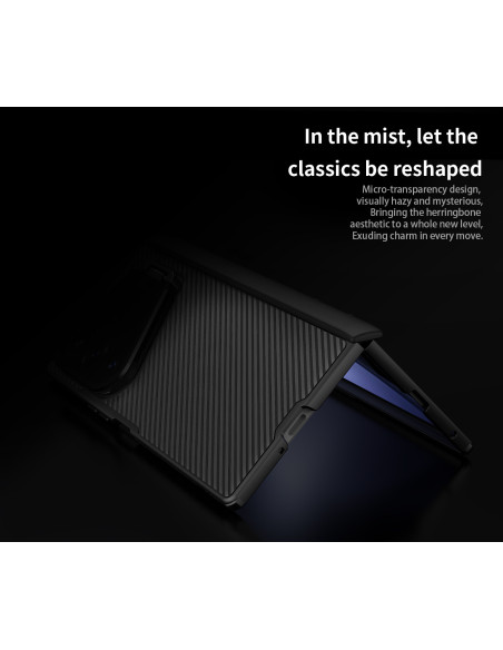 Nillkin CamShield Prop Magnetic (Transparent Lens) Zadný Kryt pre Samsung Galaxy Z Fold 8 Ultra Blac
