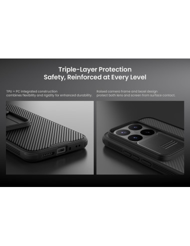 Nillkin CamShield PRO Zadný Kryt pre Xiaomi 17T Pro Black