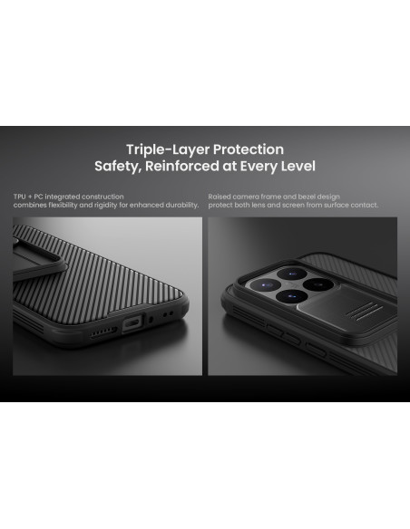 Nillkin CamShield PRO Zadný Kryt pre Xiaomi 17T Pro Black