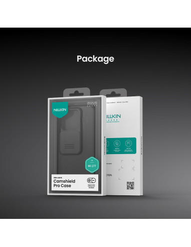 Nillkin CamShield PRO Zadný Kryt pre Xiaomi 17T Transparent Black