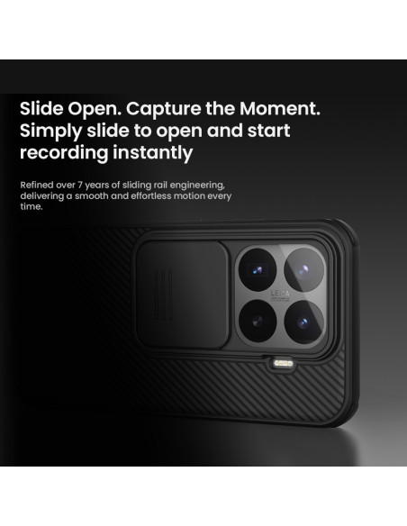 Nillkin CamShield PRO Zadný Kryt pre Xiaomi 17T Transparent Black