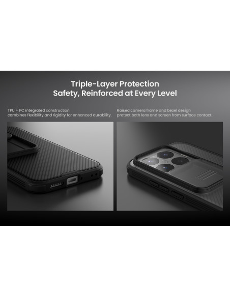 Nillkin CamShield PRO Zadný Kryt pre Xiaomi 17T Black