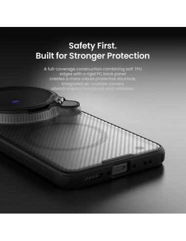 Nillkin CamShield Prop Magnetic Zadný Kryt pre Vivo X300 Ultra Transparent Black