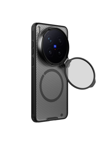 Nillkin CamShield Prop Magnetic Zadný Kryt pre Vivo X300 Ultra Transparent Black