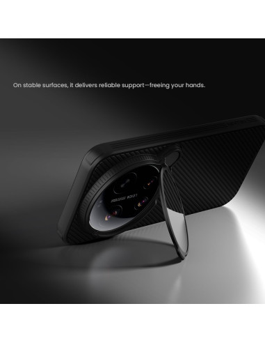 Nillkin CamShield Prop Magnetic (Transparent Lens) Zadný Kryt pre Xiaomi 17 Ultra Transparent Black
