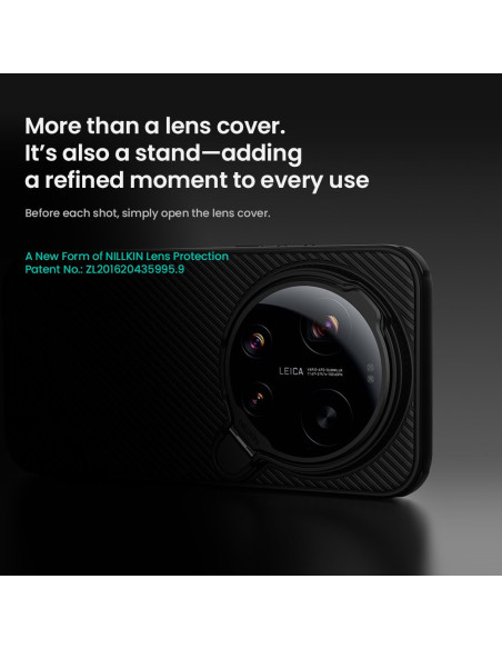 Nillkin CamShield Prop Magnetic Zadný Kryt pre Xiaomi 17 Ultra Black