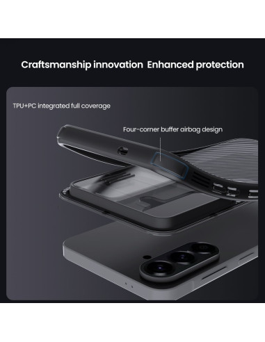 Nillkin CamShield PRO Zadný Kryt pre Samsung Galaxy A57 Transparent Black