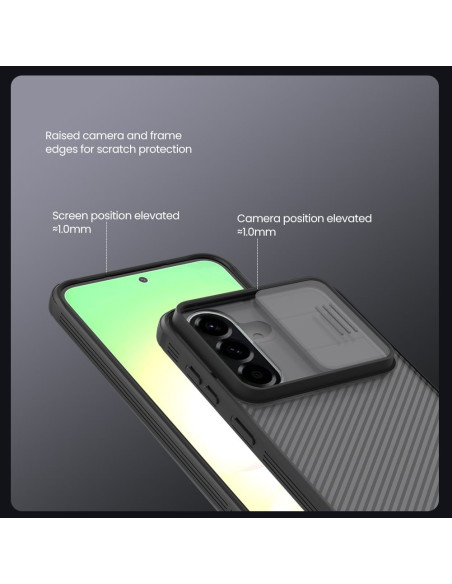 Nillkin CamShield PRO Zadný Kryt pre Samsung Galaxy A57 Transparent Black