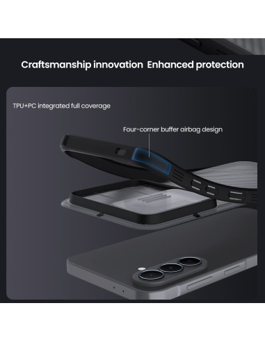 Nillkin CamShield PRO Zadný Kryt pre Samsung Galaxy A37 Transparent Black