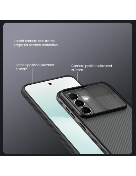 Nillkin CamShield PRO Zadný Kryt pre Samsung Galaxy A37 Transparent Black