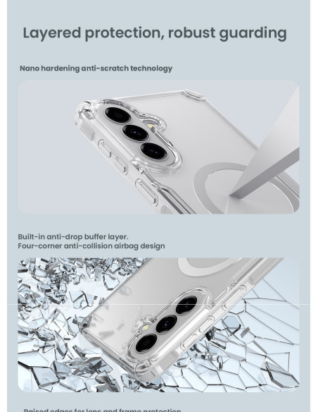 Nillkin Nature TPU PRO Magnetic Kryt pre Samsung Galaxy A57 Transparent