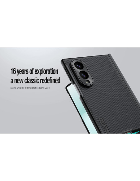 Nillkin Super Frosted FOLD Magnetic Zadný Kryt pre Samsung Galaxy Z Fold 8 Black