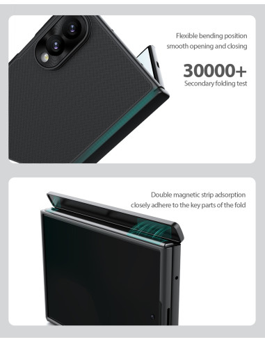 Nillkin Super Frosted FOLD Magnetic Zadný Kryt pre Samsung Galaxy Z Fold 8 Black