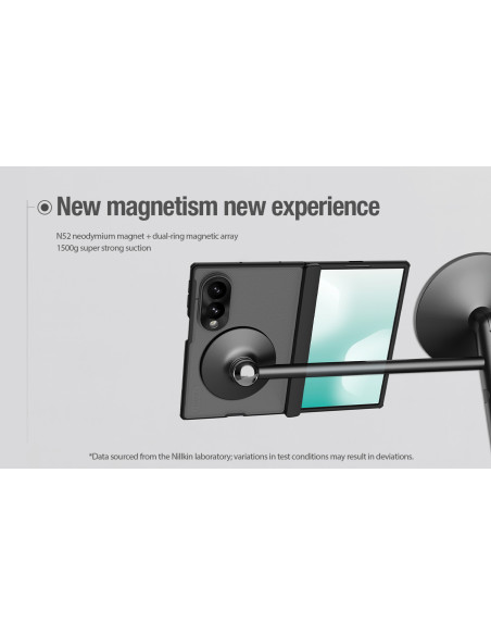 Nillkin Super Frosted FOLD Magnetic Zadný Kryt pre Samsung Galaxy Z Fold 8 Transparent Black