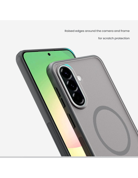 Nillkin Super Frosted PRO Magnetic Zadný Kryt pre Samsung Galaxy A57 Transparent Black