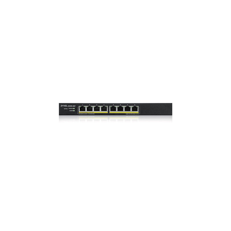 ZYXEL GS1915-8EP,8-port GbE Smart hybrid mode PoE Switch